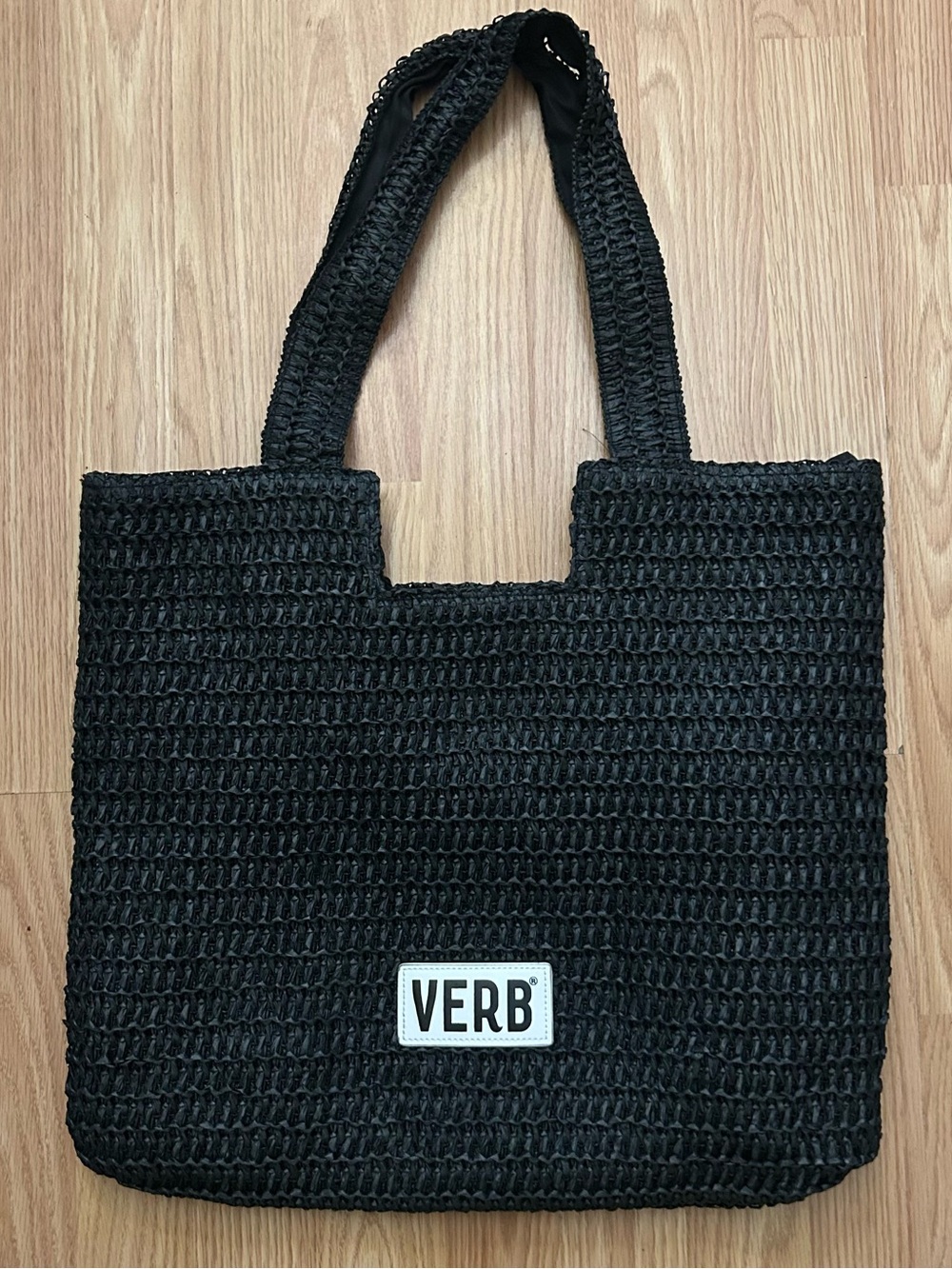 VERB Products Woven Tote Bag Lined Reusable Ulta Beauty Sephora Shopping Beach